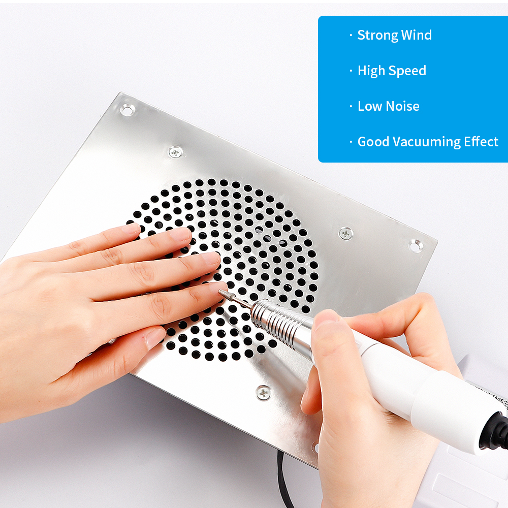 Hair Care Gel - Built-in Table Desk Nail Dust Suction