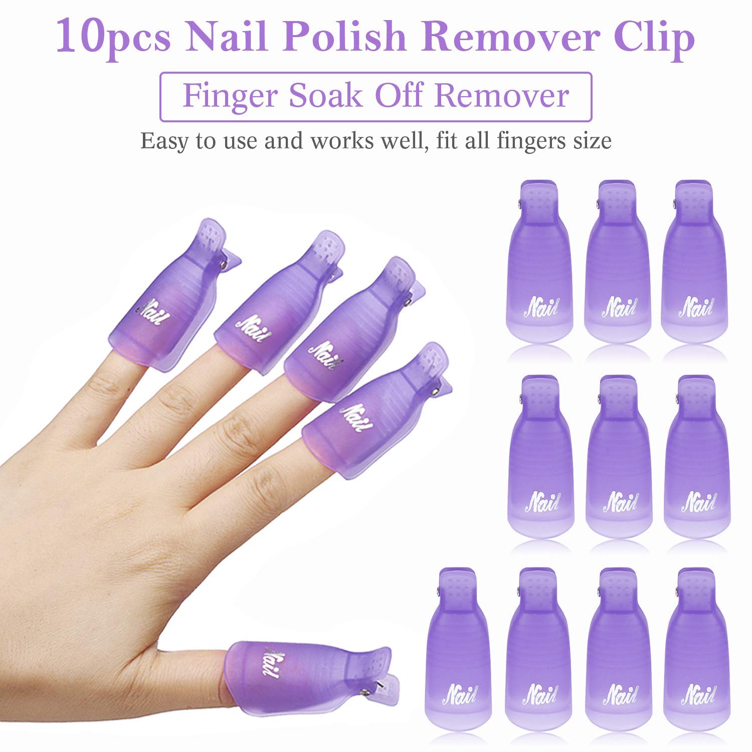 Hair Care Gel - LULAA 10Pcs/16Pcs Plastic Acrylic Nail Art