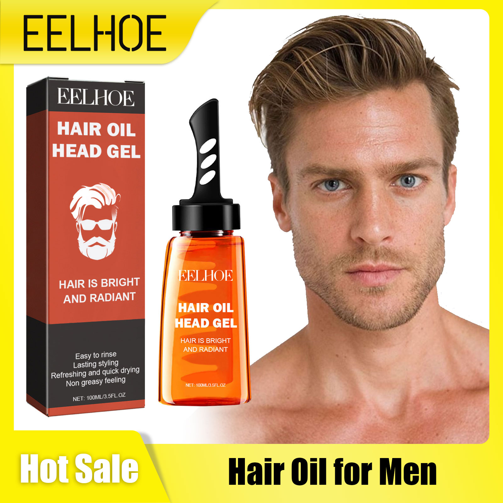 Hair Care For Men - EELHOE 2 in 1 Professional Hair