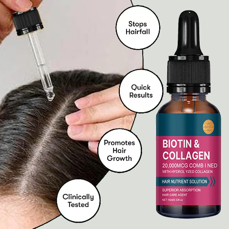 Hair Care Collagen - Biotin Collagen Hair Care Essential Oil,