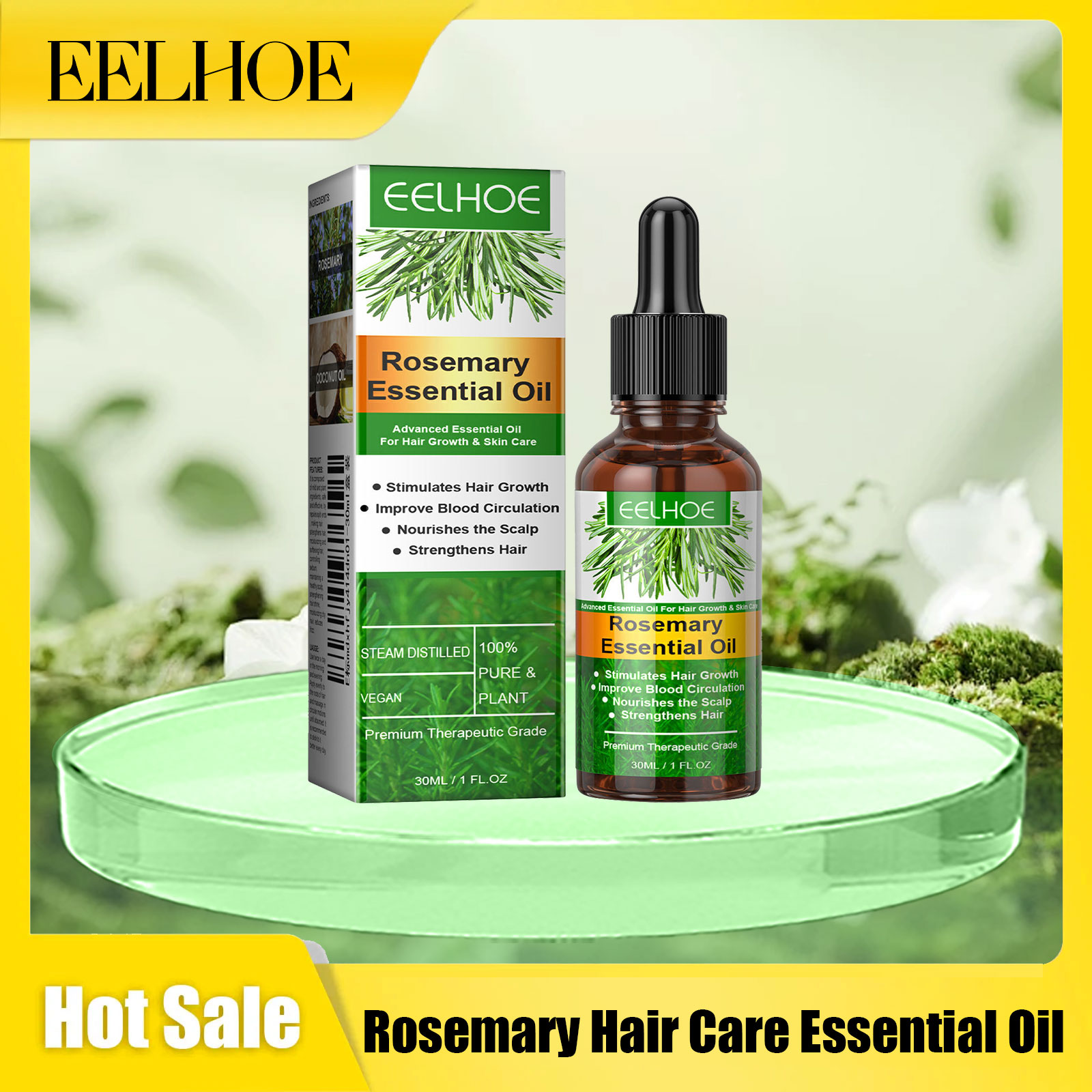 Hair Care Growth - Eelhoe Rosemary Hair Care Essential Oil