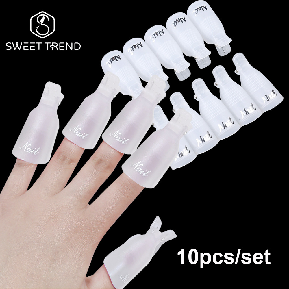Hair Care Gel - SWEET TREND-10Pcs/set Plastic Acrylic Nail Art