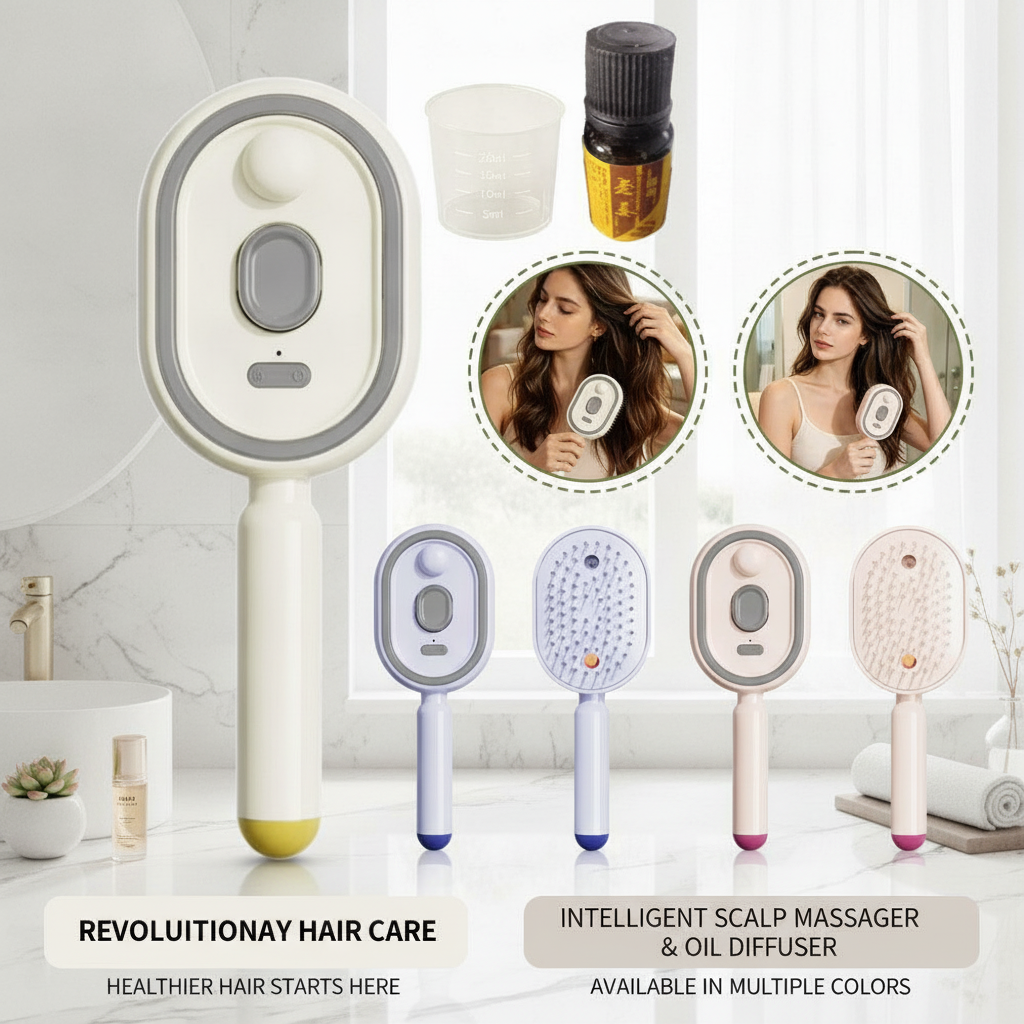 Hair Care Is Self Care - Electric Spray Comb Set with Airbag