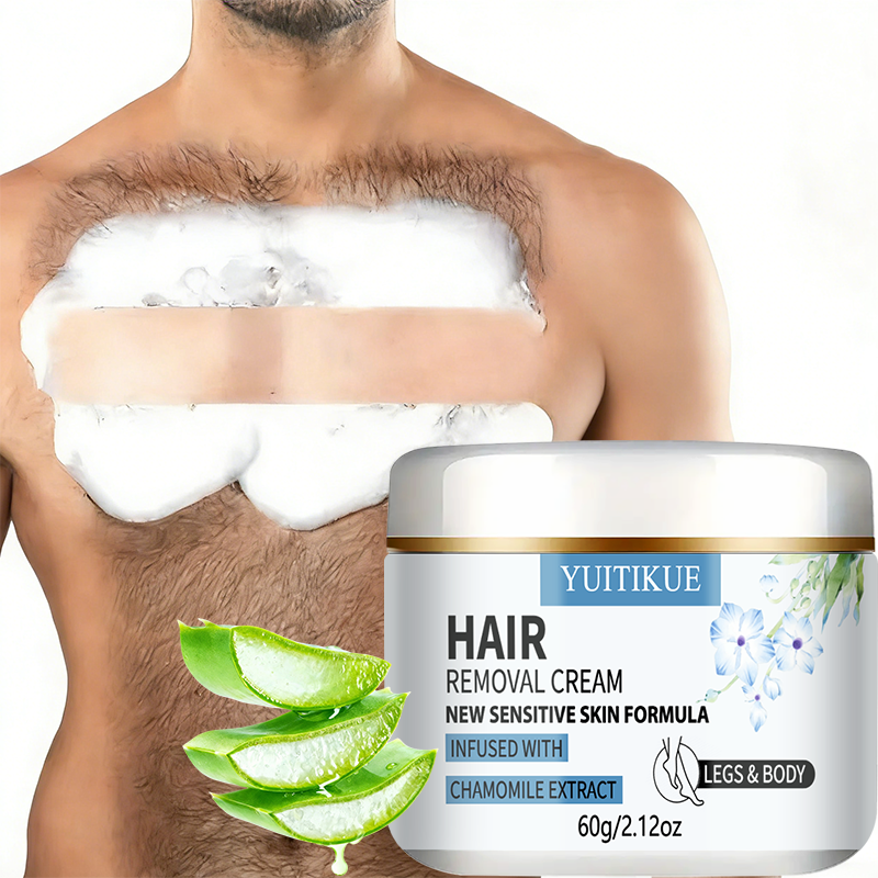 Hair Care Cream - 60g Sensitive Skin Chamomile Depilatory Cream,