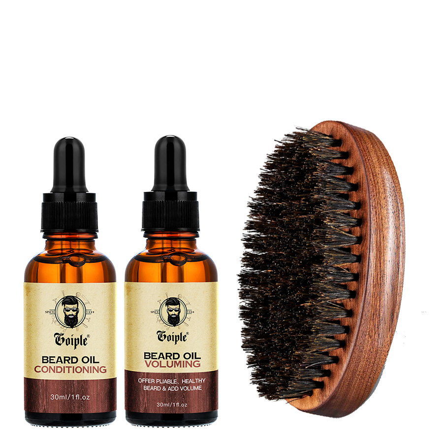 Hair Care For Men - 3pcs Men Natural Beard Care Oil