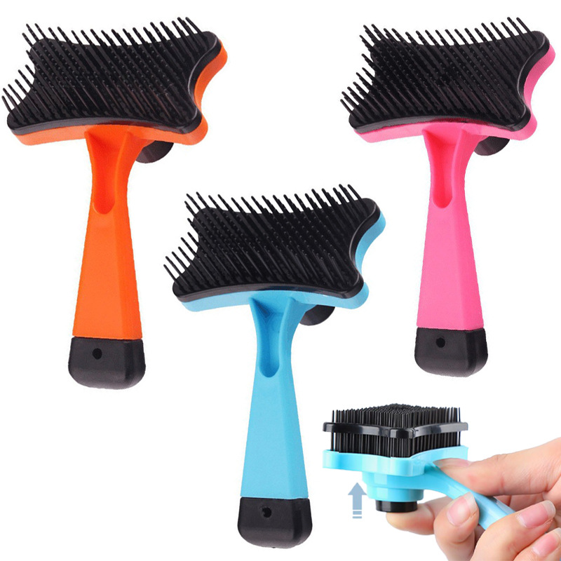 Hair Care Is Self Care - 1pc Self Cleaning Pet Slicker Brush