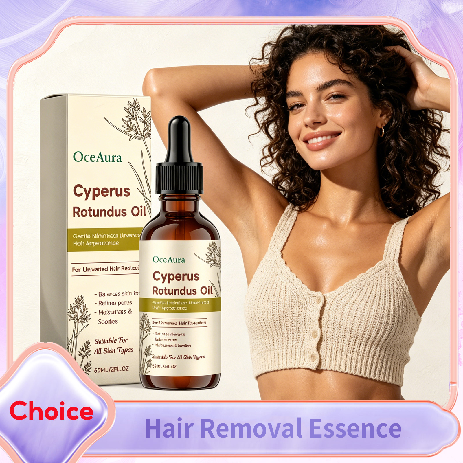 Hair Care Cream - Cyperus Rotundus Hair Removal Oil Smooth