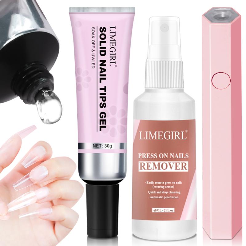 Hair Care Gel - 30g Soft Transparent Nail Tips Gel