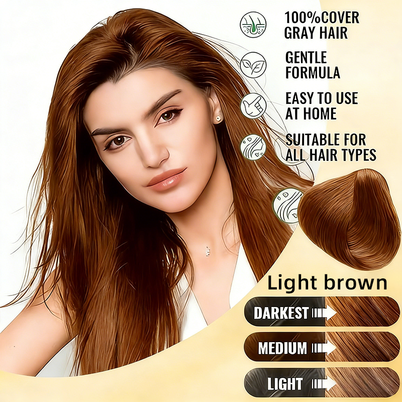 YUITIKUE Light Brown Hair Dye  - Hair Care Step ulasan dan harga