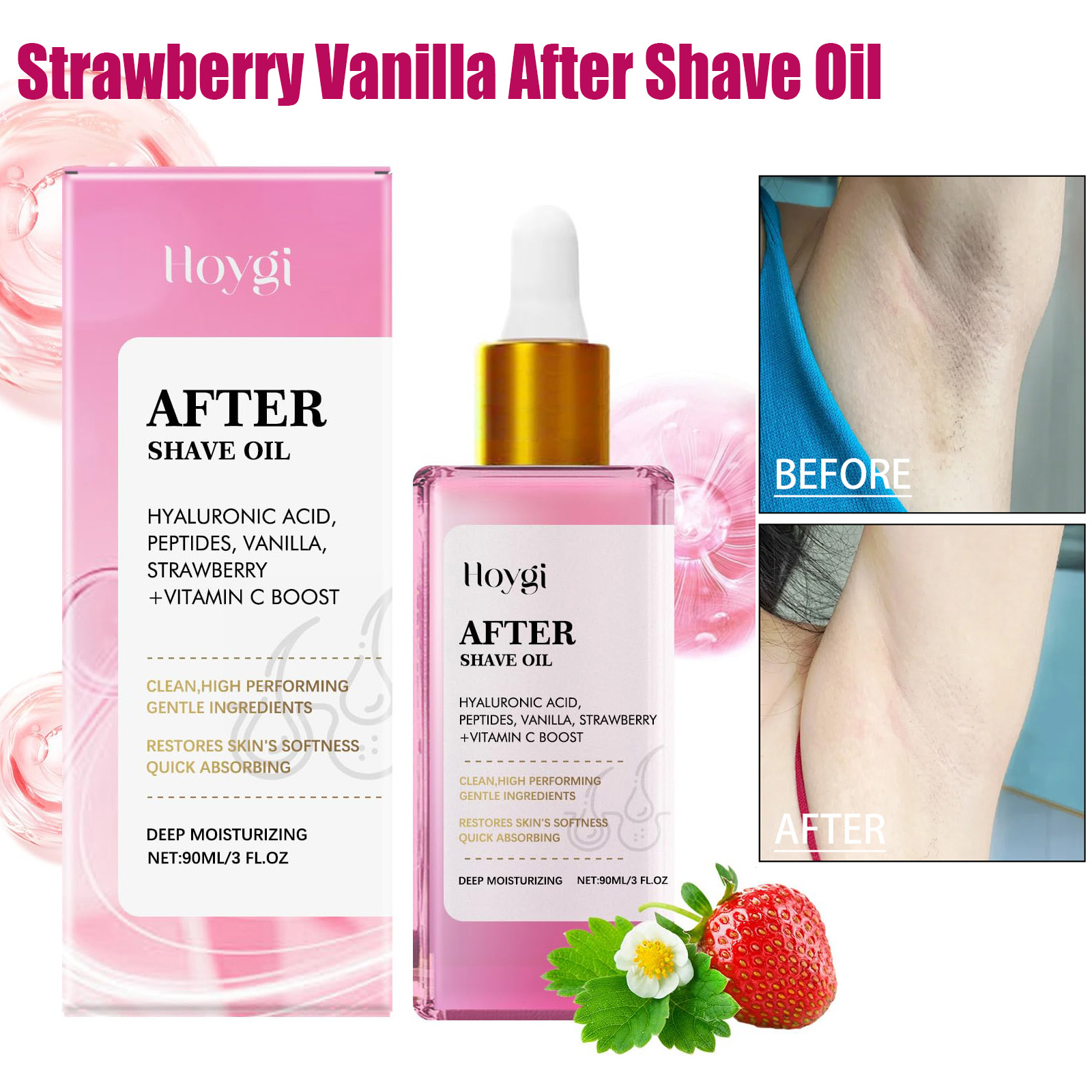 After Shave Oil Strawberry Sce - Hair Care Cream ulasan dan harga