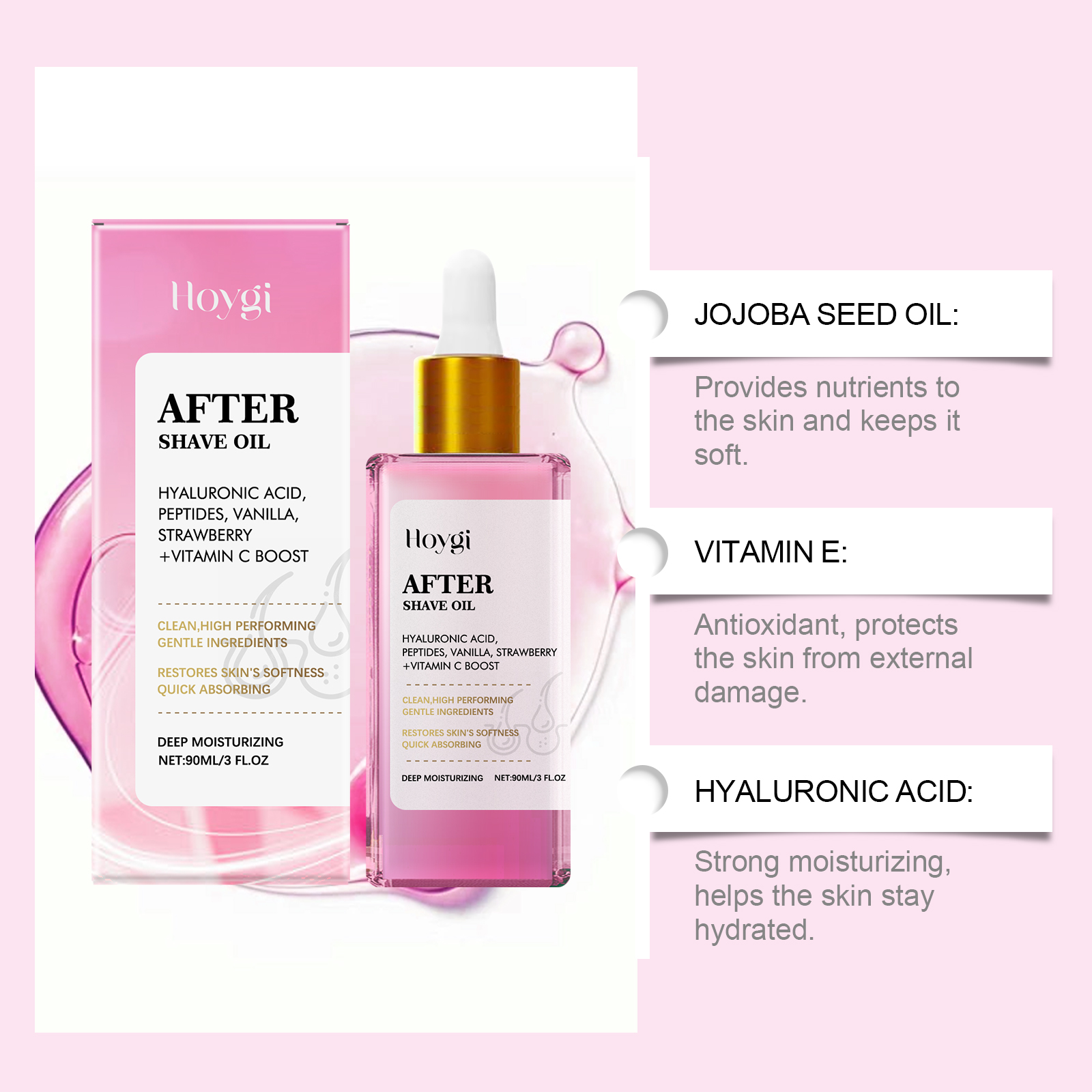 After Shave Oil Strawberry Sce - Hair Care Cream ulasan dan harga
