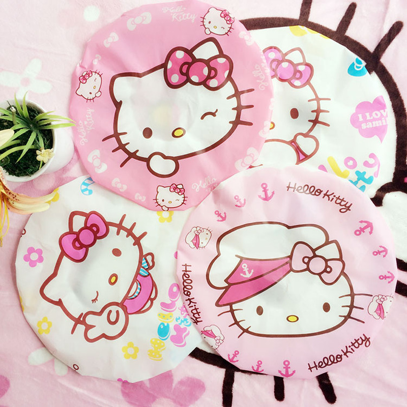 Hello Kitty shower cap, suitab - Hair Care Wella ulasan dan harga