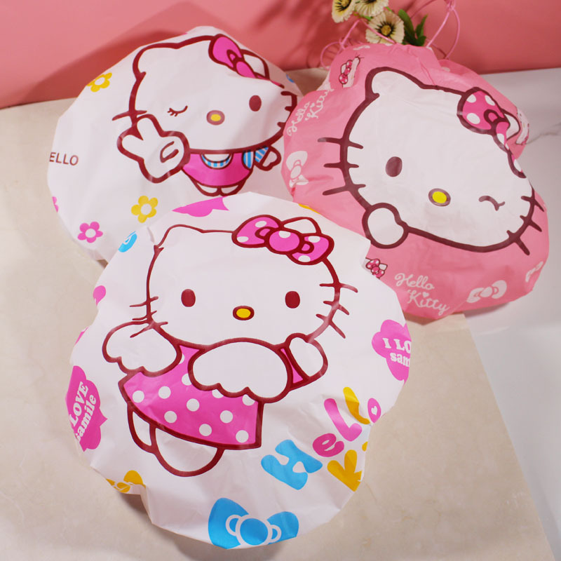 Hello Kitty shower cap, suitab - Hair Care Wella ulasan dan harga