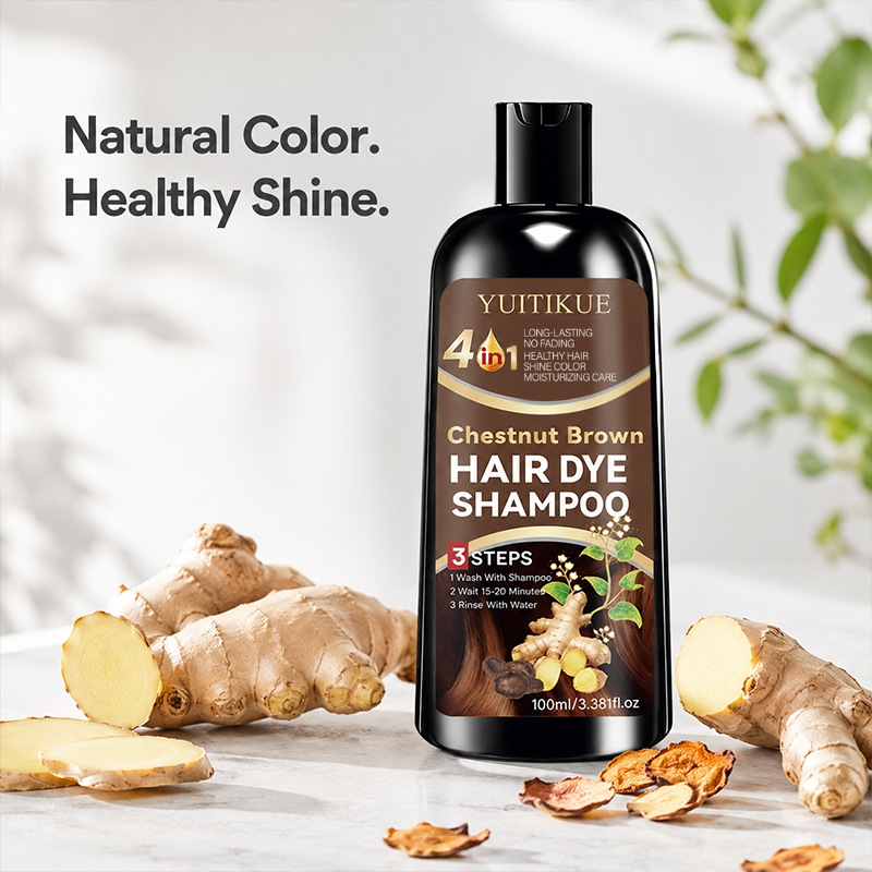 Chestnut Brown Hair Dye Shampo - Hair Care Step ulasan dan harga
