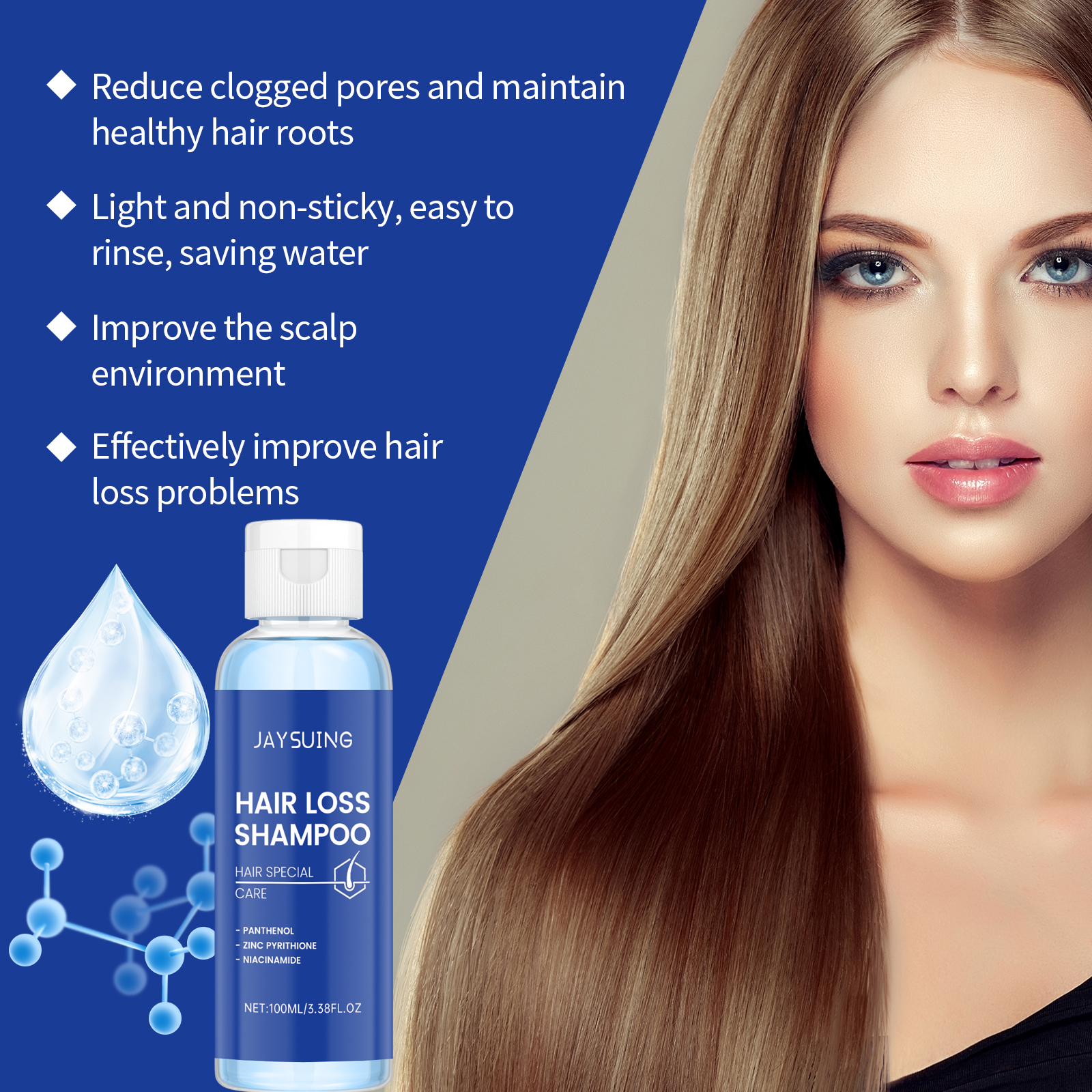 Copper Peptide Shampoo Hair Gr - Hair Care Essence Oil ulasan dan harga