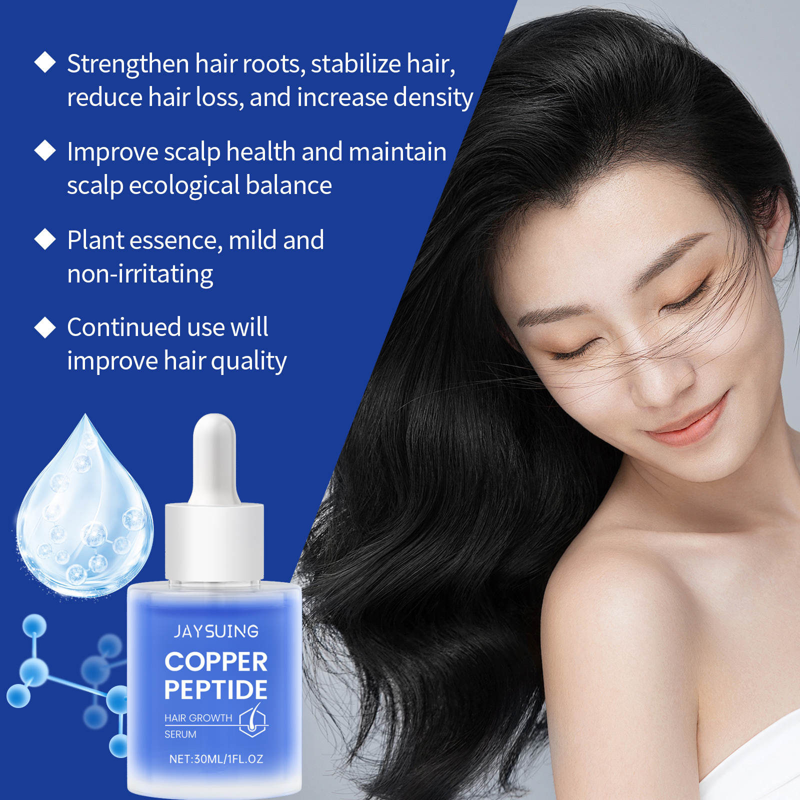 Copper Peptide Shampoo Hair Gr - Hair Care Essence Oil ulasan dan harga