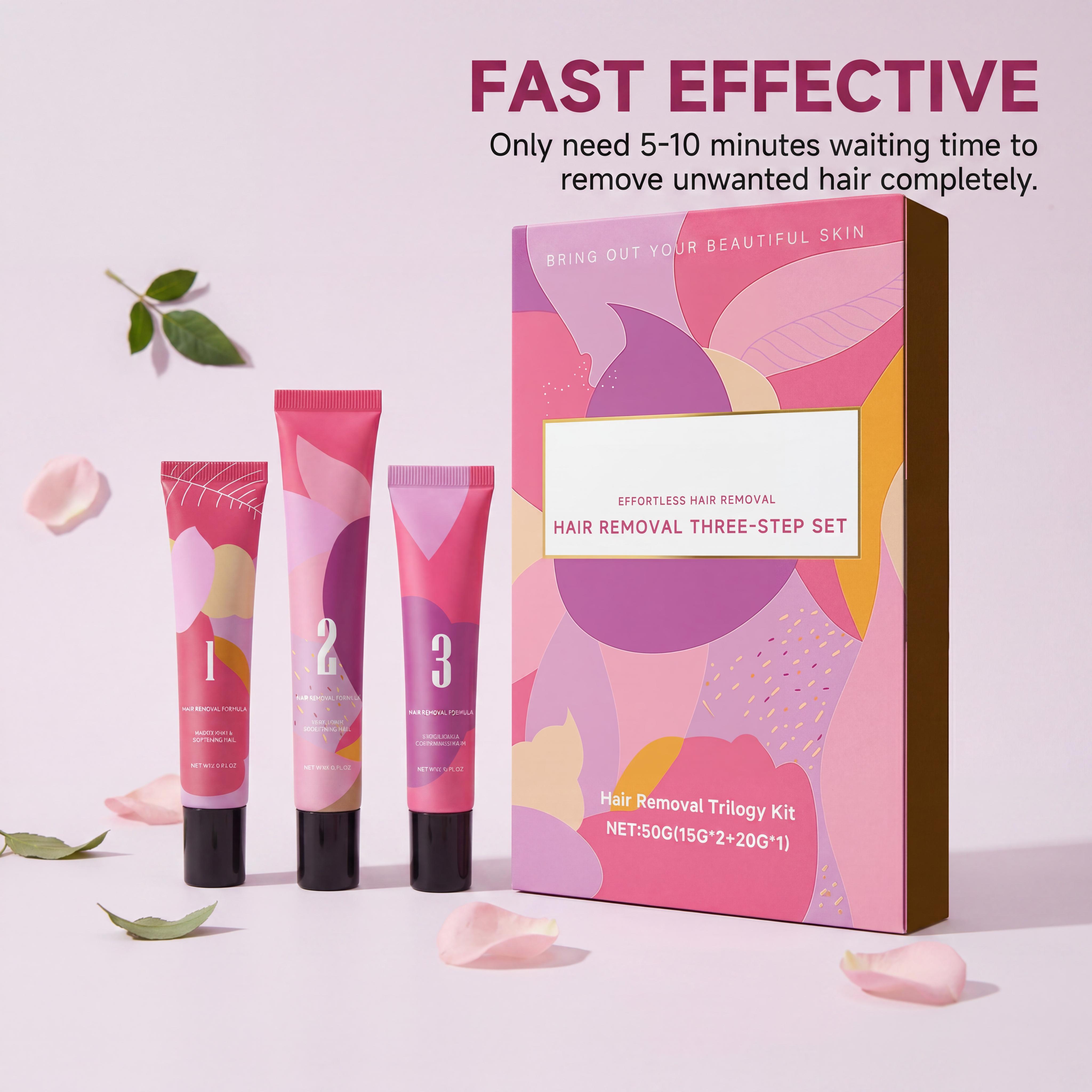 Hair Removal Cream Kit 3-Step  - Hair Care Step ulasan dan harga