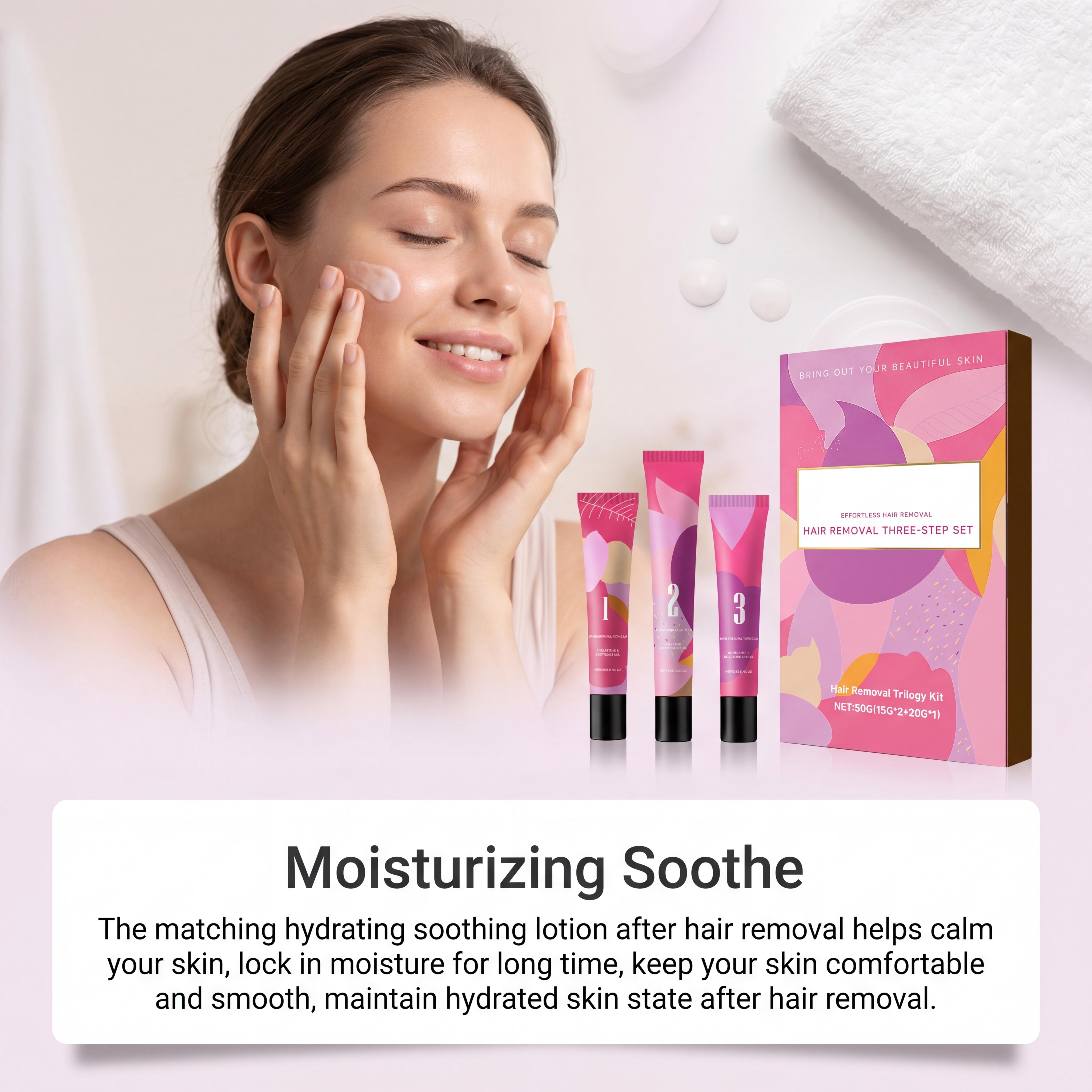 Hair Removal Cream Kit 3-Step  - Hair Care Step ulasan dan harga