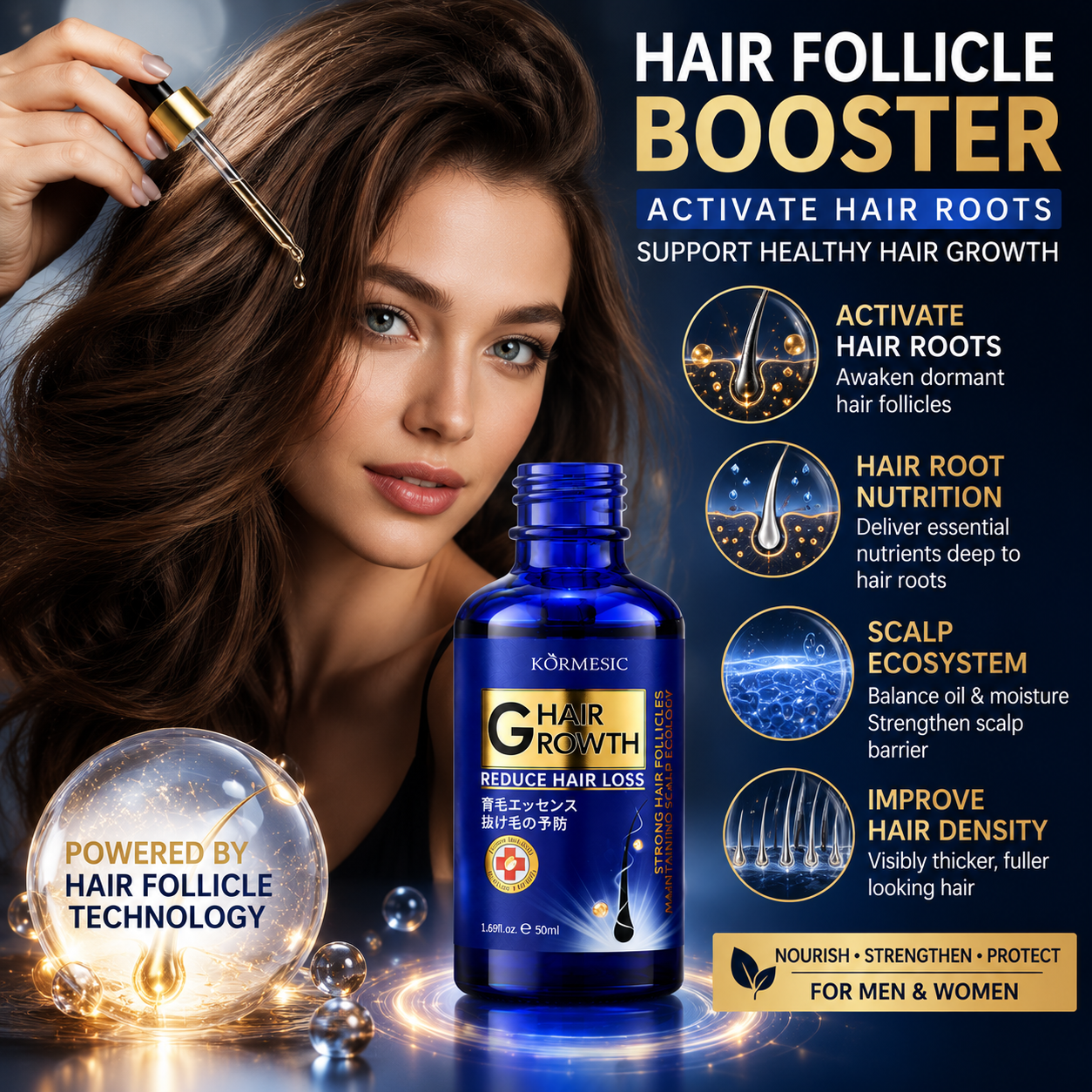 Hair Growth Serum Anti Hair Lo - Hair Care Essence Oil ulasan dan harga