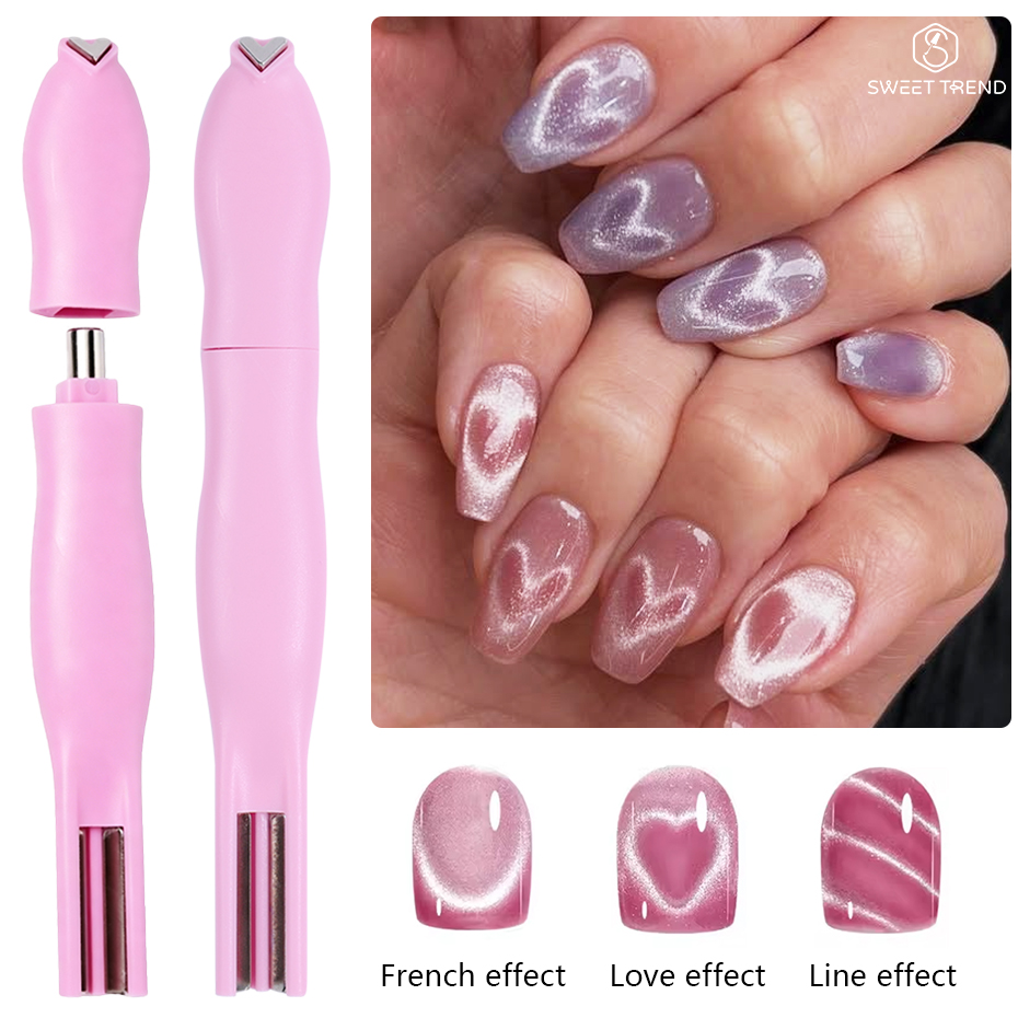 3-In-1 Heart Shape Cat Eye Nai - Hair Care Gel ulasan dan harga