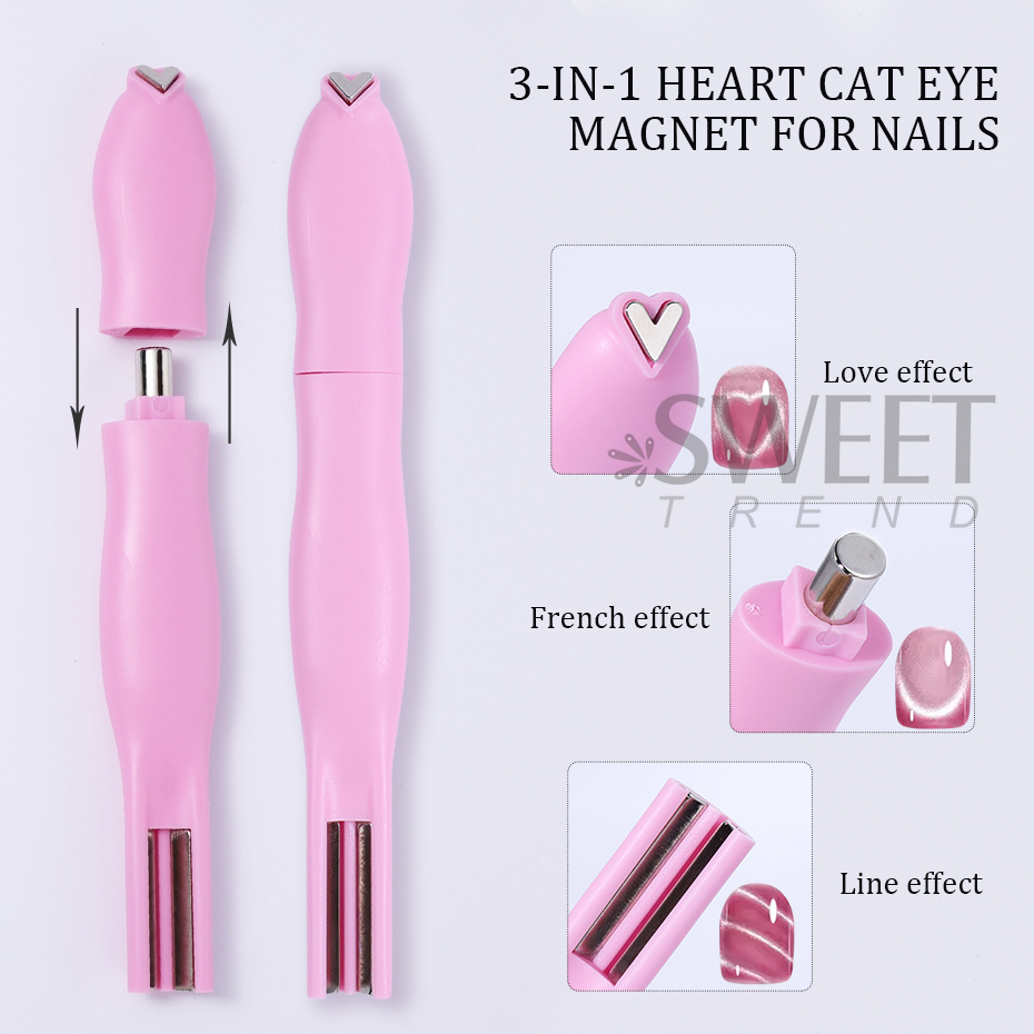 3-In-1 Heart Shape Cat Eye Nai - Hair Care Gel ulasan dan harga