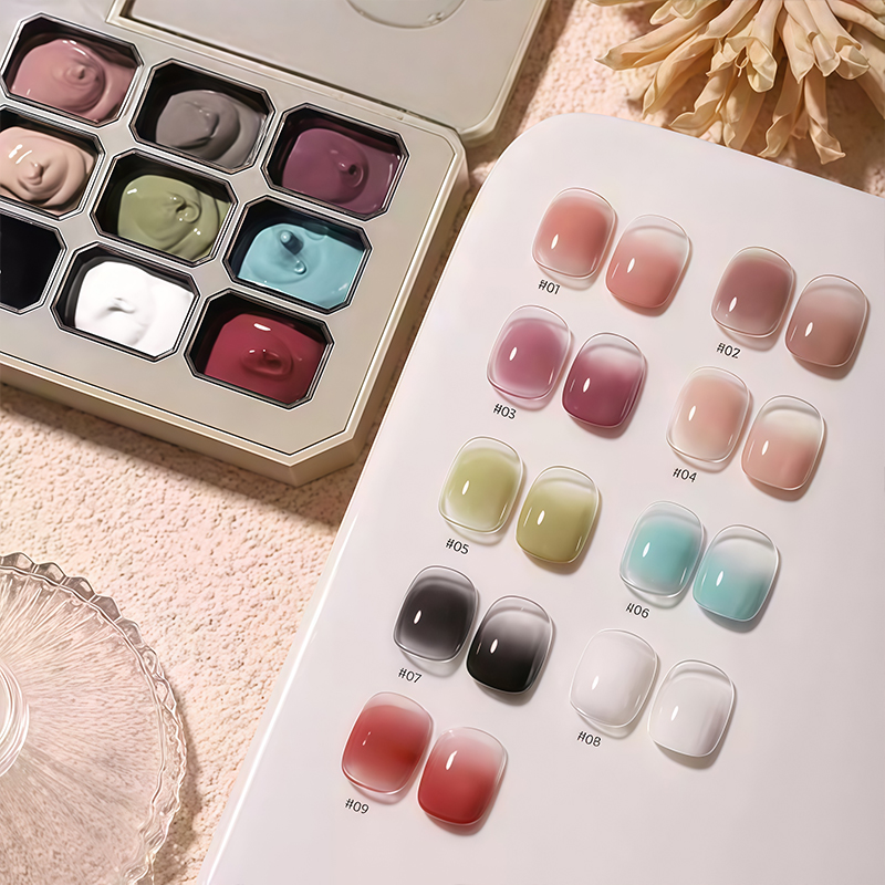 9-color solid gradient high-sa - Hair Care Gel ulasan dan harga