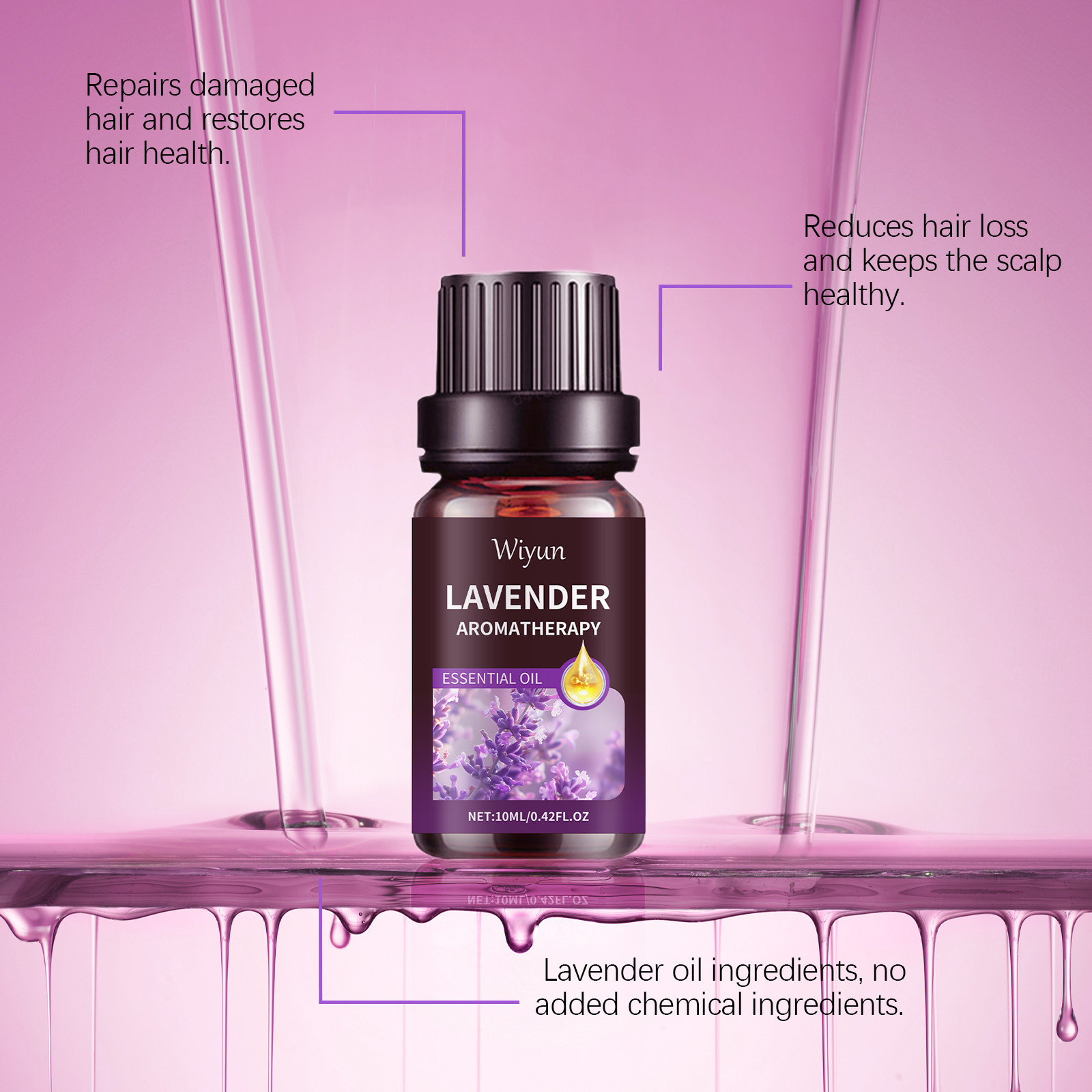 Lavender Essential Oil Anti-Fr - Hair Care Cream ulasan dan harga
