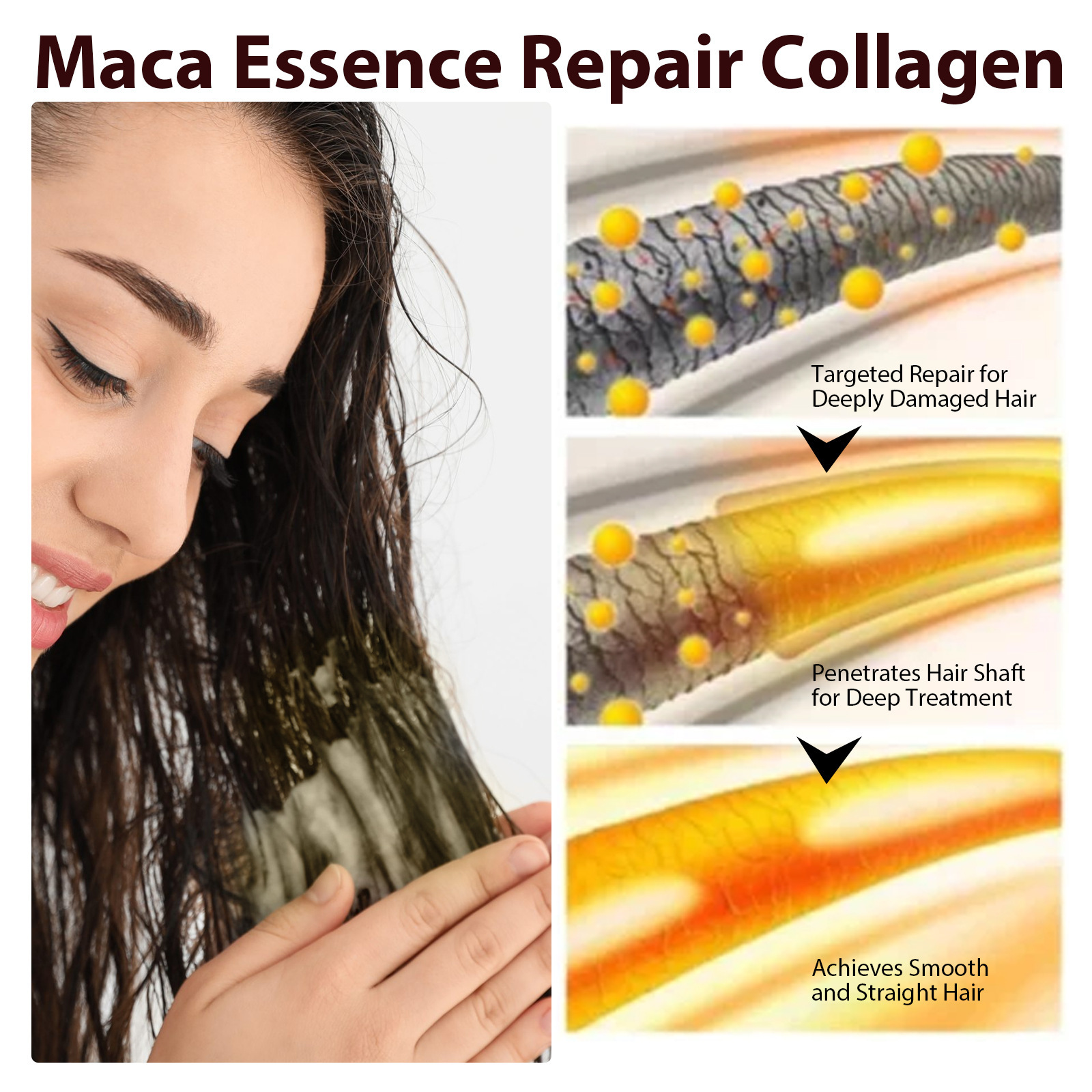 EELHOE Collagen Hair Mask Anti - Hair Care Collagen ulasan dan harga