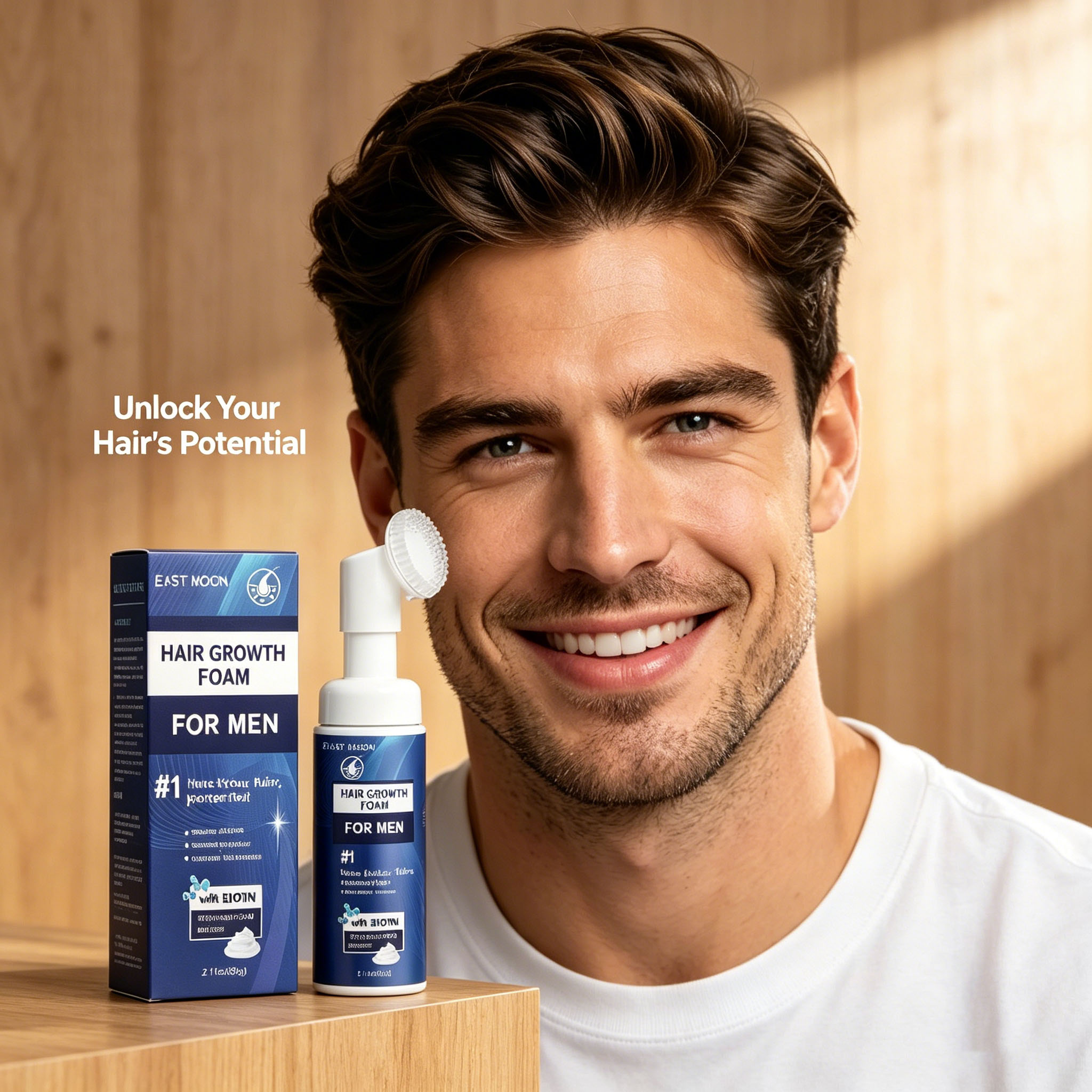 Hair Growth Foam Silicone Brus - Hair Care Growth ulasan dan harga