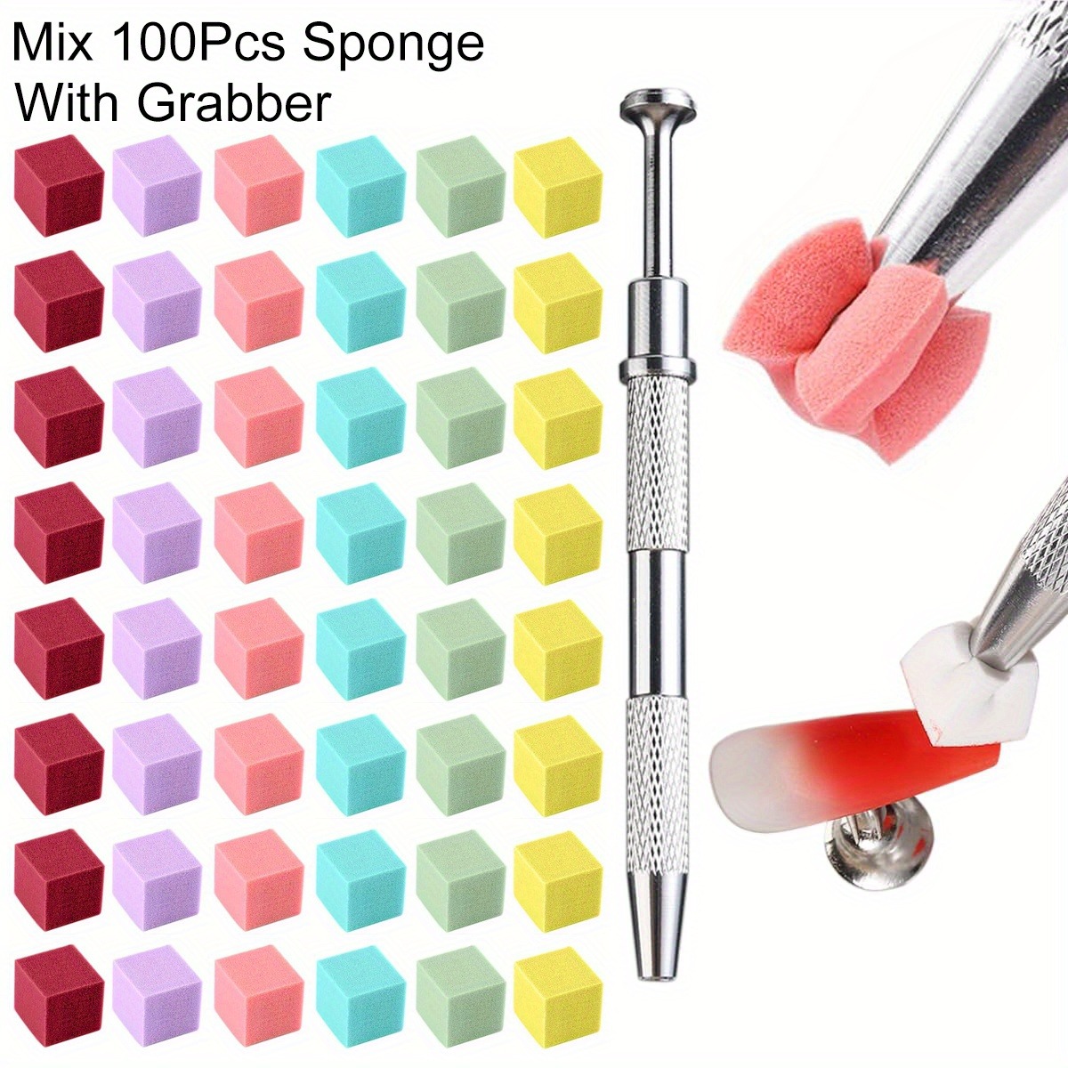 1/50/100Pcs Square Nail Art Sp - Hair Care Gel ulasan dan harga