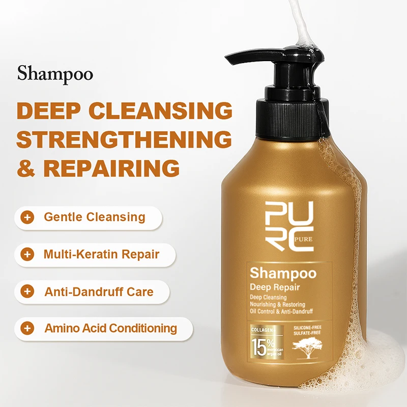 PURC Morocco Argan Oil Shampoo - Hair Care Collagen ulasan dan harga