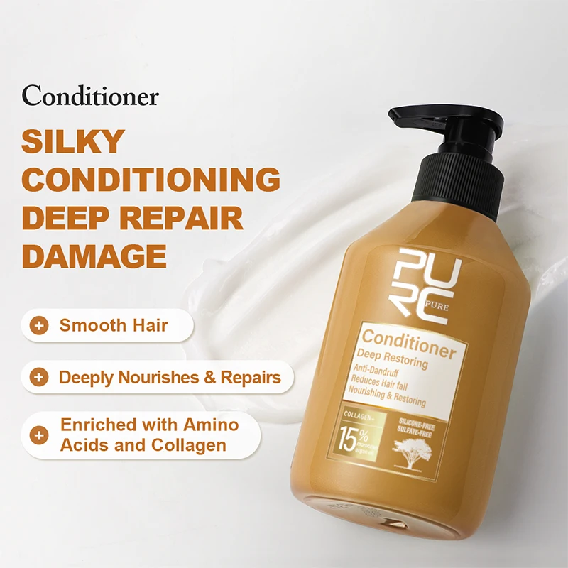 PURC Morocco Argan Oil Shampoo - Hair Care Collagen ulasan dan harga