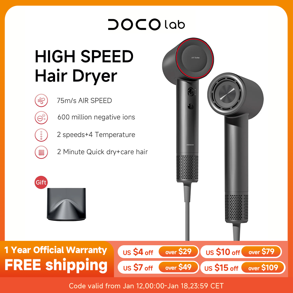 DOCO Hair Dryer High Speed 600 - Hair Care Lab ulasan dan harga