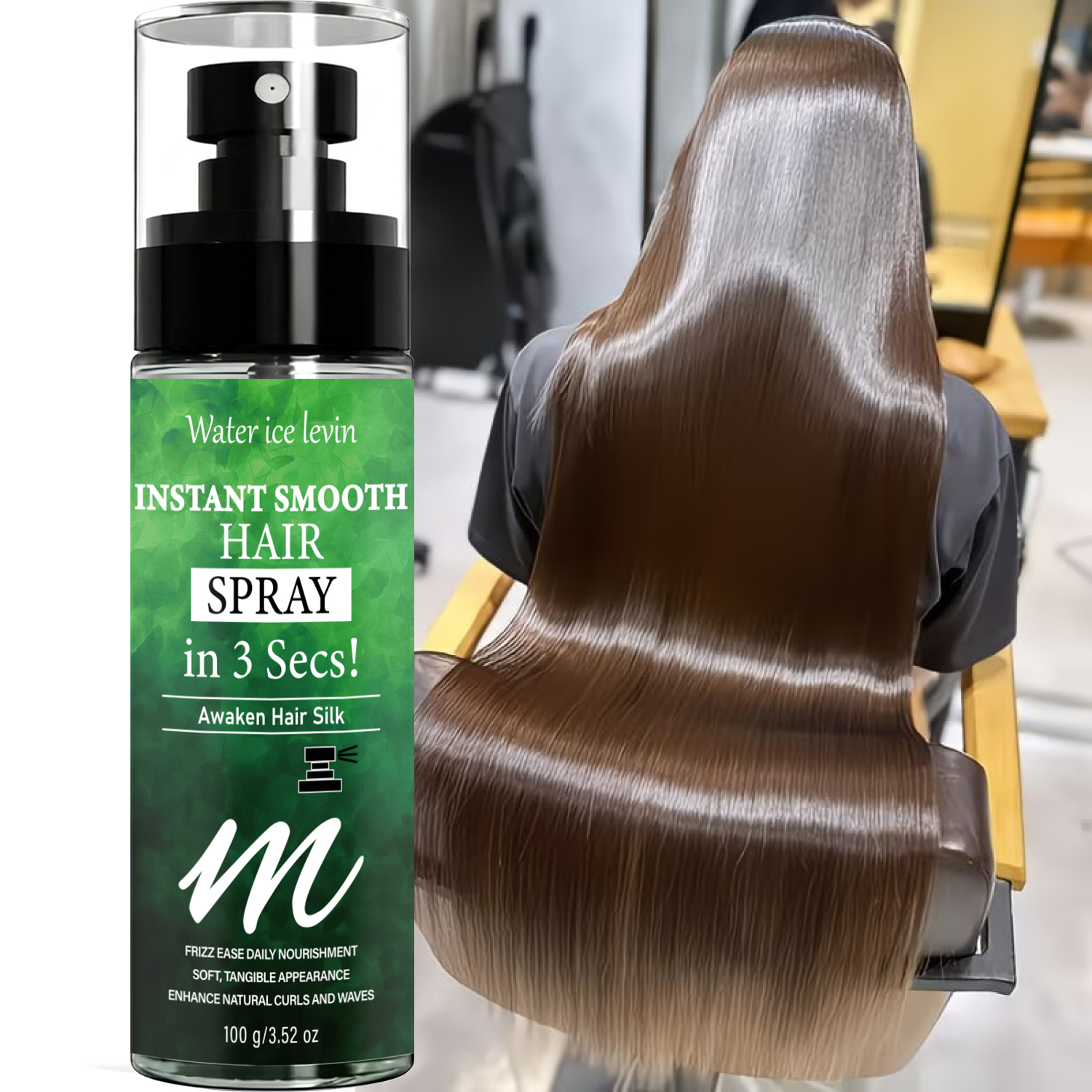 Water Ice Levin Frizz Ease Smo - Hair Care Keratin ulasan dan harga