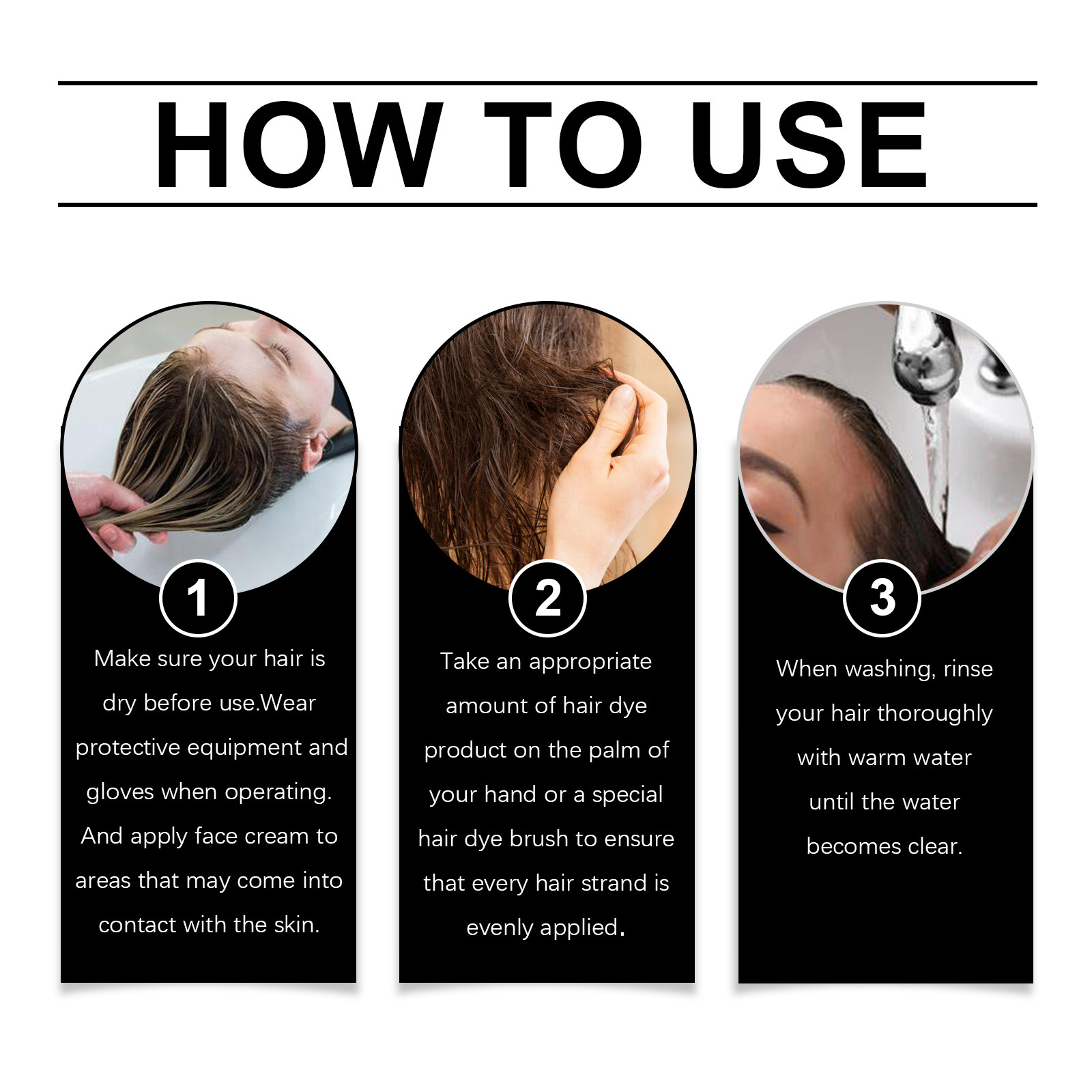 Natural Herbal Black Hair Dye  - Hair Care Step ulasan dan harga