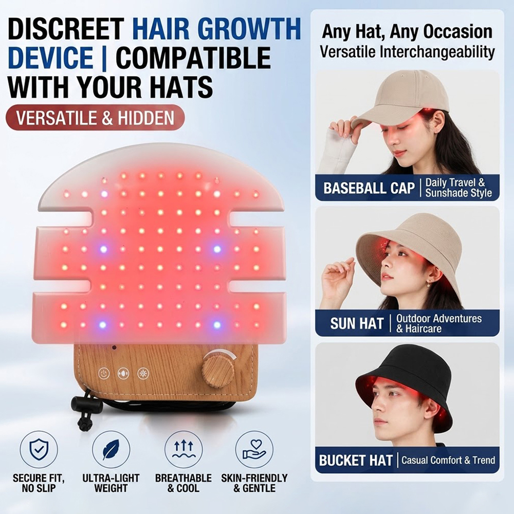 LED Hair Growth Cap Red Blue L - Hair Care Routine ulasan dan harga