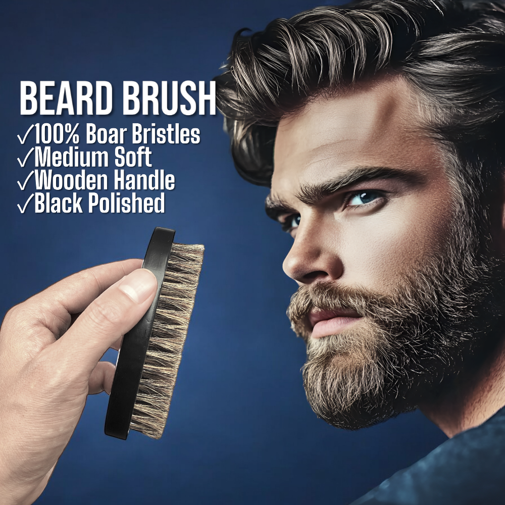 Gracemen Beard Brush - Natural - Hair Care For Men ulasan dan harga