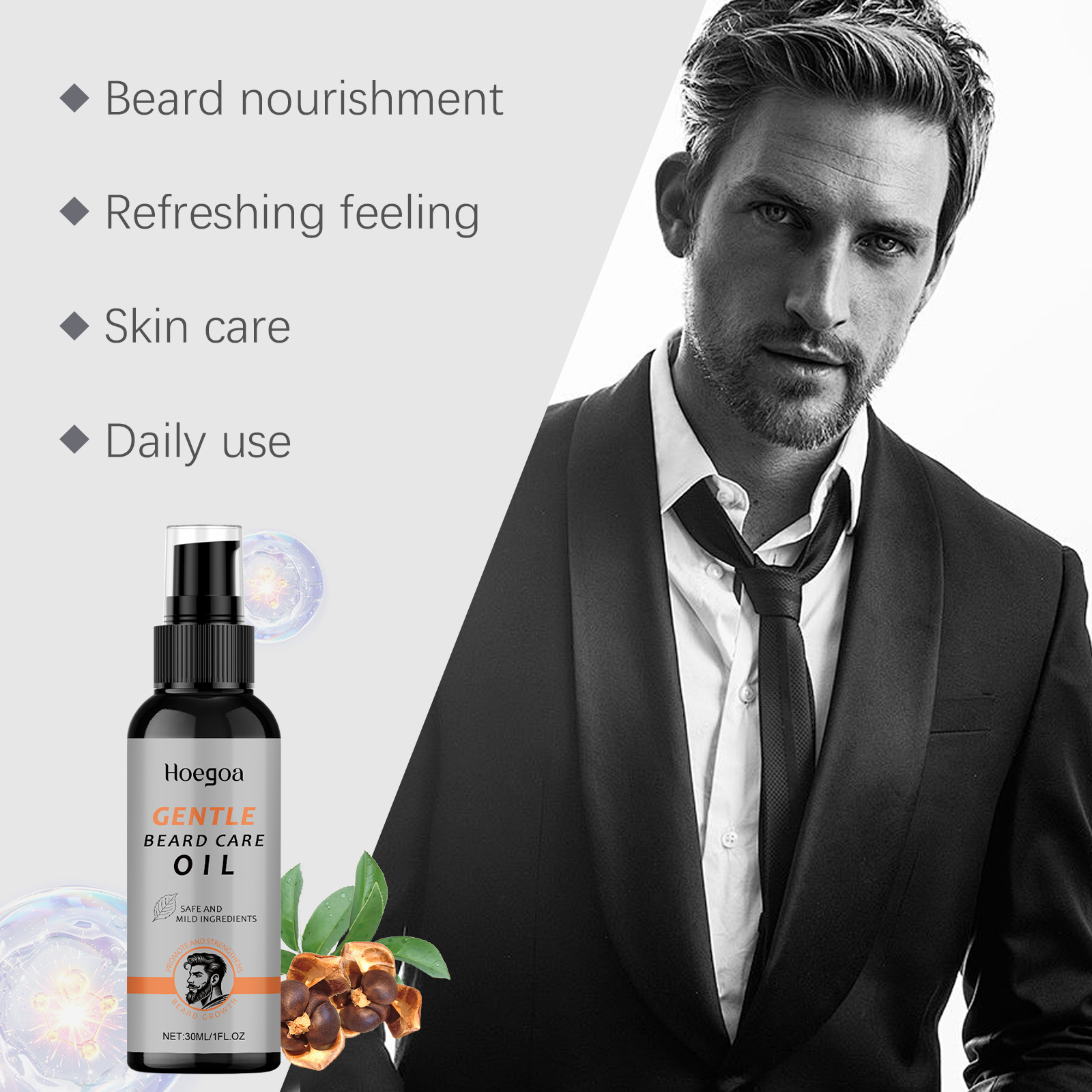 Men Beard Oil Enhance Mustache - Hair Care For Men ulasan dan harga