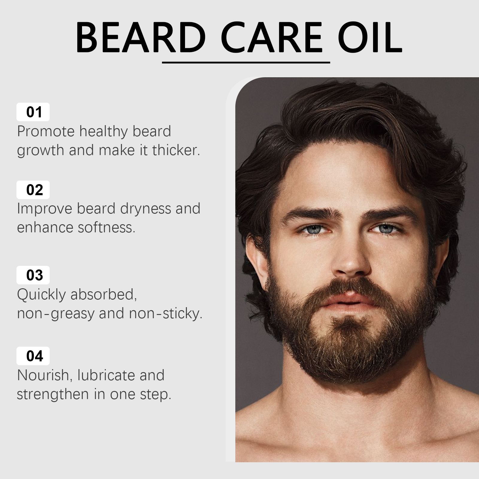 Men Beard Oil Enhance Mustache - Hair Care For Men ulasan dan harga