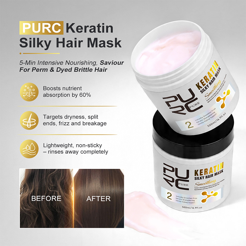 PURC Keratin Treatment Hair Ca - Hair Care Cream ulasan dan harga