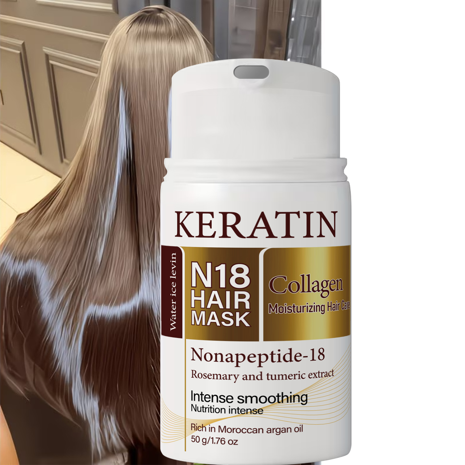 Water ice levin N18 Nonapeptid - Hair Care Collagen ulasan dan harga