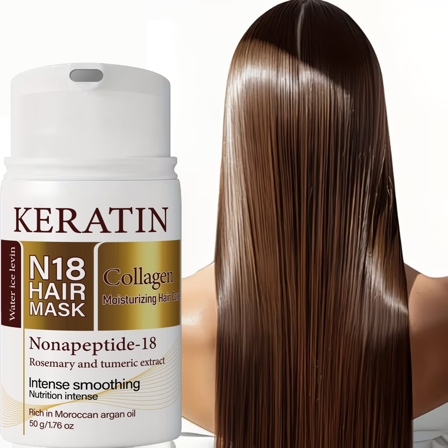 Water ice levin N18 Nonapeptid - Hair Care Collagen ulasan dan harga