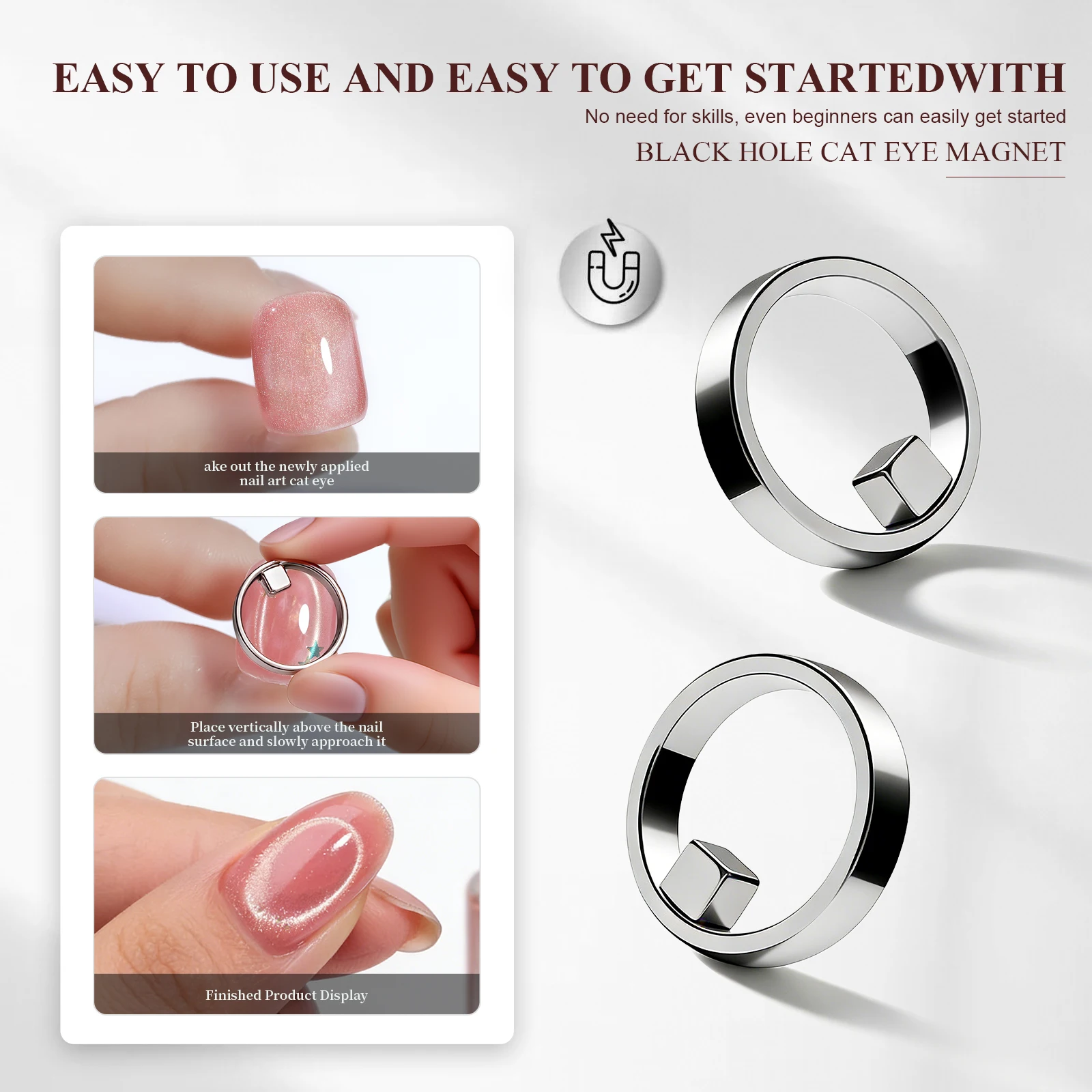 New Hollow Cat Eye Magnet for  - Hair Care Gel ulasan dan harga