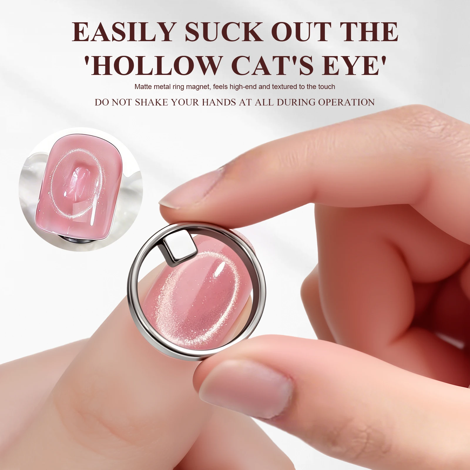 New Hollow Cat Eye Magnet for  - Hair Care Gel ulasan dan harga