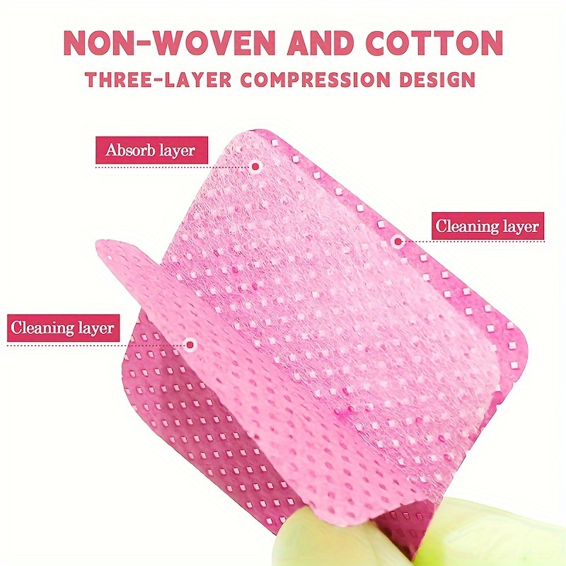 20/600pcs Lint-Free Nail Wipes - Hair Care Gel ulasan dan harga