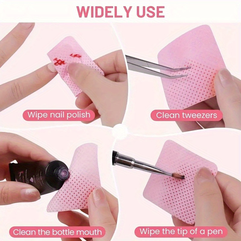 20/600pcs Lint-Free Nail Wipes - Hair Care Gel ulasan dan harga