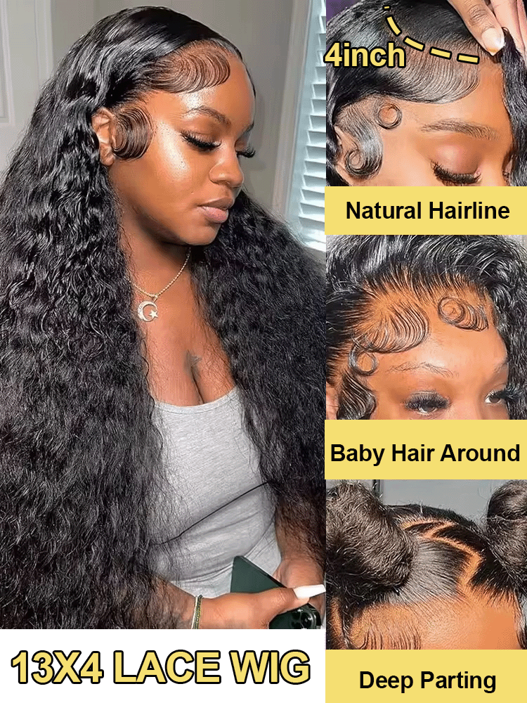 Deep Wave 13x6 Lace Front Huma - Hair Care Growth ulasan dan harga