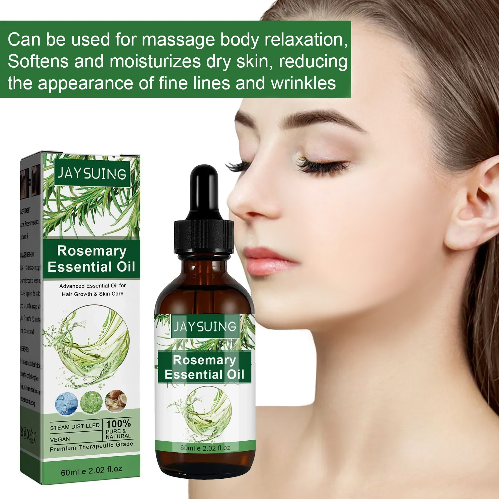 Rosemary Essential Oil For Hai - Hair Care Growth ulasan dan harga