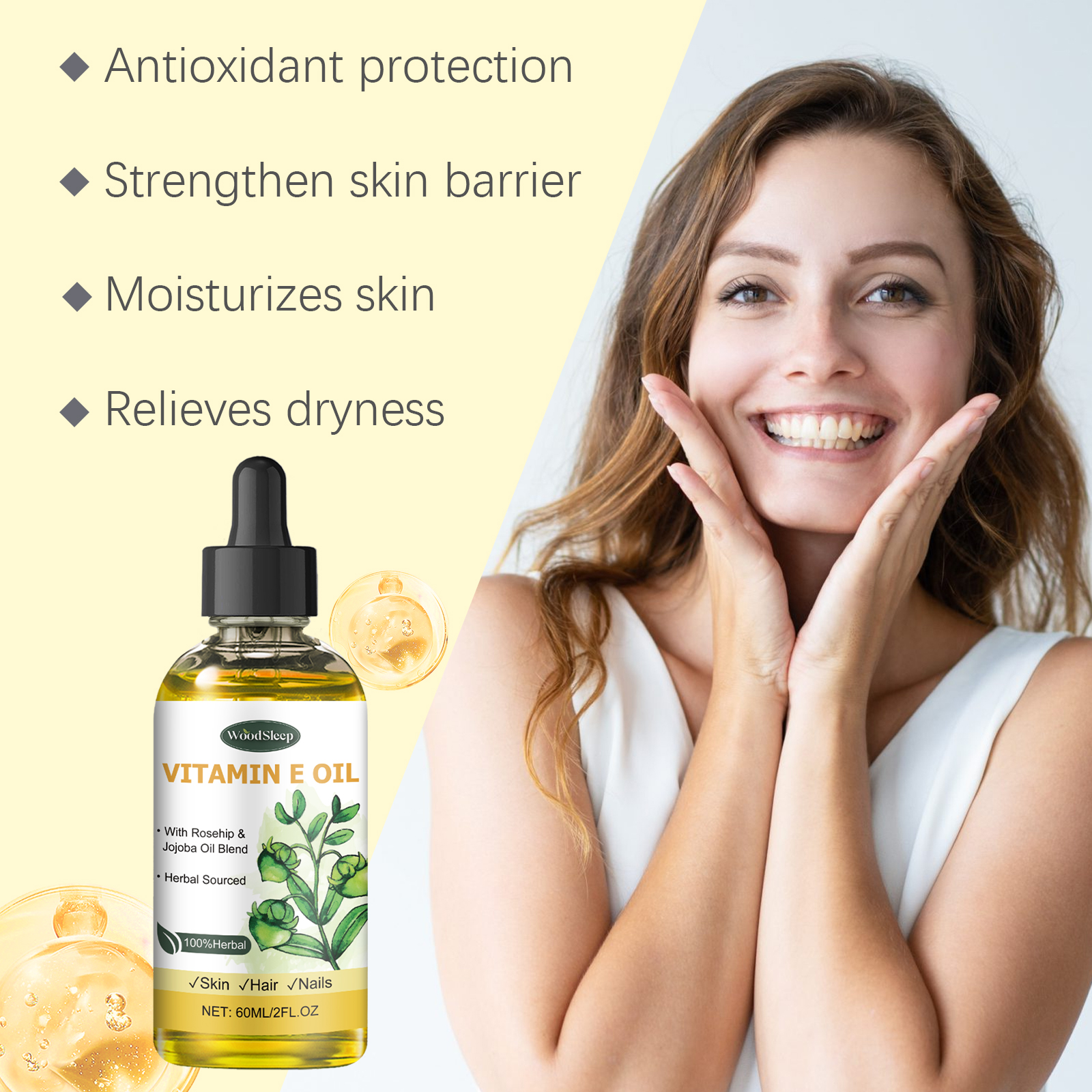 60ml Natural Vitamin E Essenti - Hair Care Cream ulasan dan harga