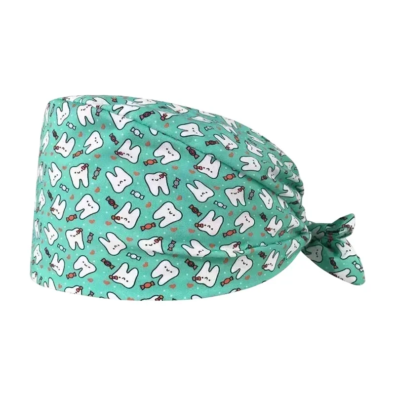Printed Surgical Cap Scrub Cot - Hair Care Hospital ulasan dan harga